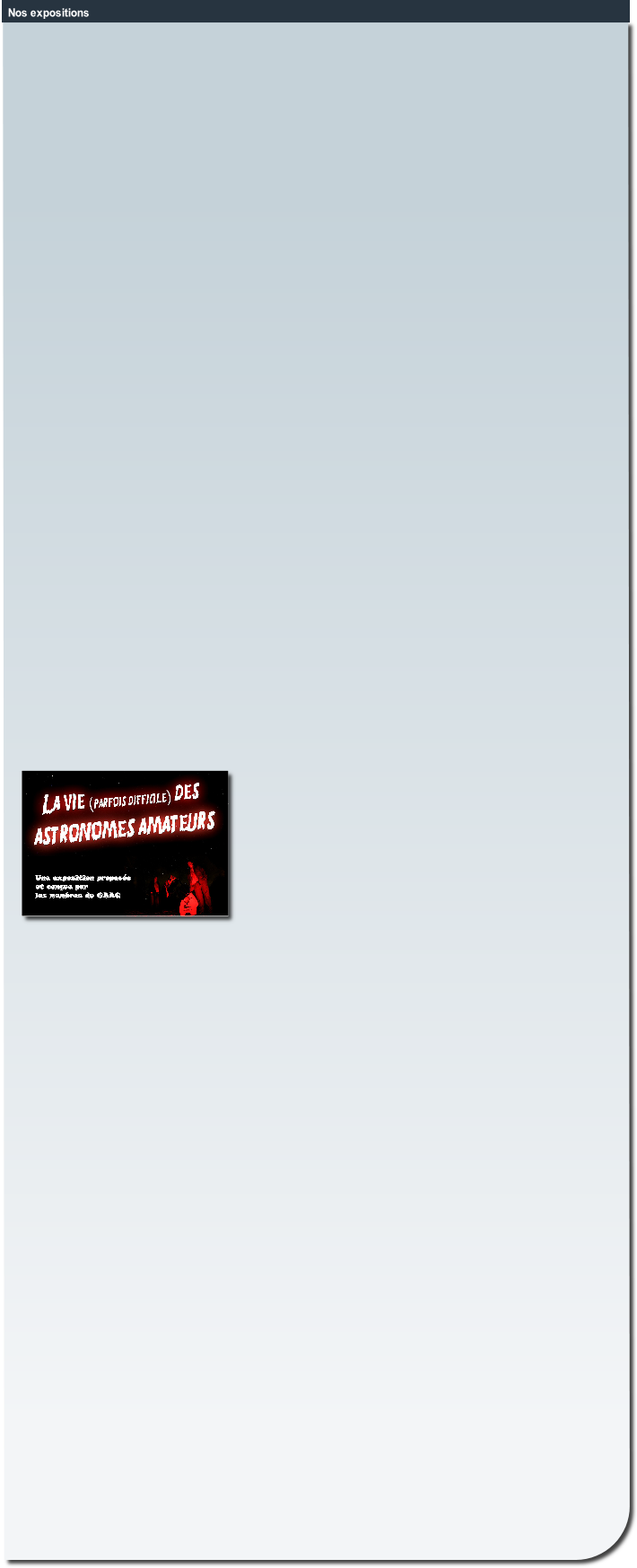 La vie (parfois difficile) des astronomes amateurs